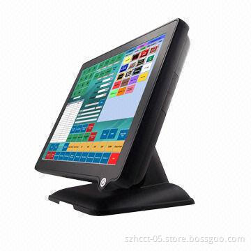 Touching POS Terminal with TFT LED display and HDD storage
